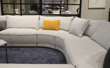 Ultra comfort cushion | Fabric | Aquilo Modern Motion Sectional Sofa with Ottoman | Mofit Home Furniture