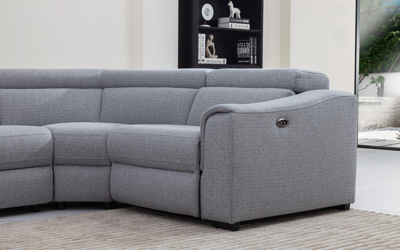 Violetta 6pc Modern Motion Reclining Sectional