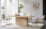 Carrara Travertine Rectangle Dining Table