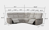 Aristona Modern Motion Reclining Sectional