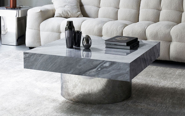 Aphrodite Sintered Stone Square Coffee Table