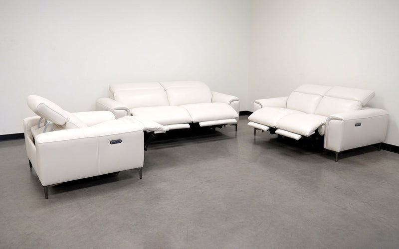 Girasole Modern Leather Sofa Set