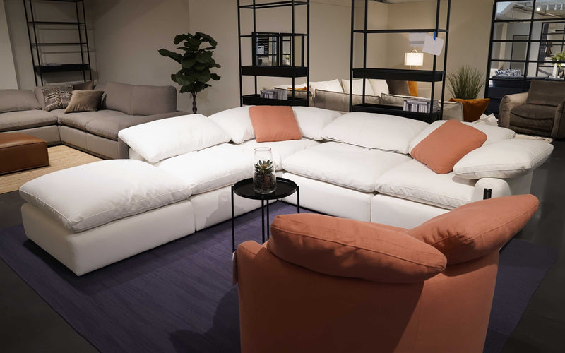  Extra soft modular sectional | Fabric | Zephyrus Modern Motion Sectional Sofa | Mofit Home Furniture