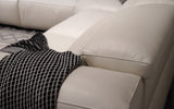 Rosabella Modern Leather Reclining Sectional