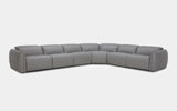 Snowdrop 5pc Modern Motion Reclining Sectional Sofa