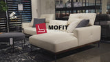 Primula Modern Motion Sectional Sofa with Adjustable Backrest