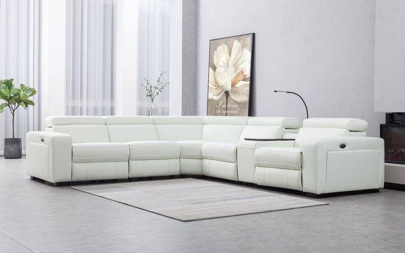 Peonia 6pc Modern Motion Reclining Sectional