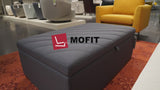 Fractus Modern Motion Storage Ottoman with Tray Table Desk