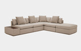 Dente di Leone Modular Modern Fabric Sectional Sofa