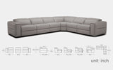 Veronica Modern Motion Reclining Sectional